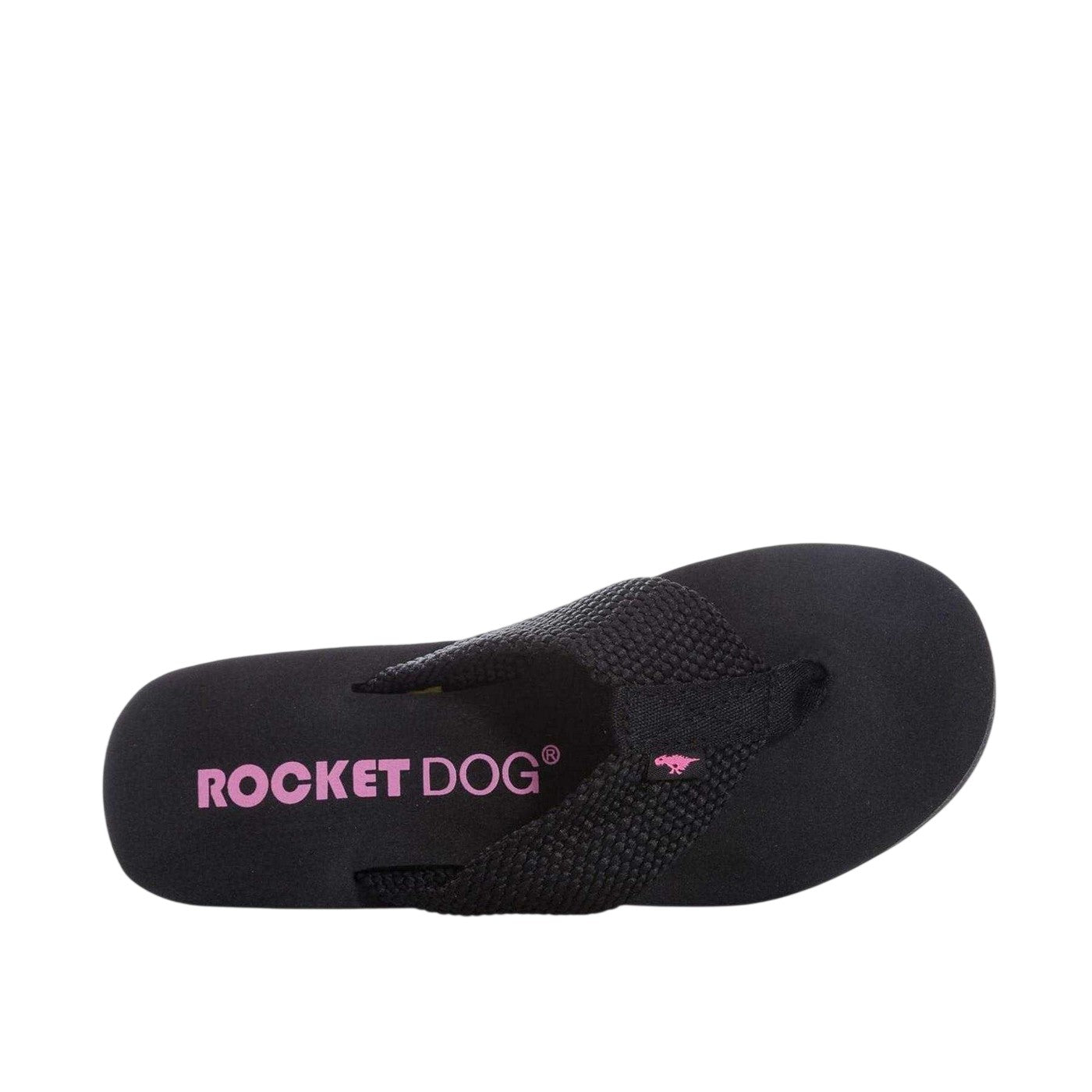 Black - Pack Shot - Rocket Dog Womens-Ladies Wedge Sandals