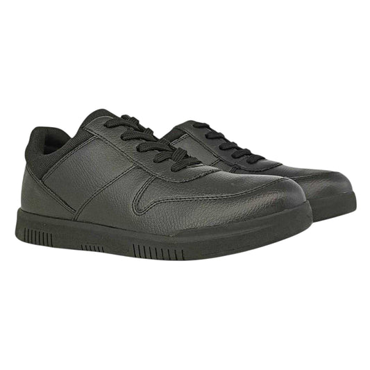 Black - Front - Firetrap Childrens-Kids Alton School Shoes