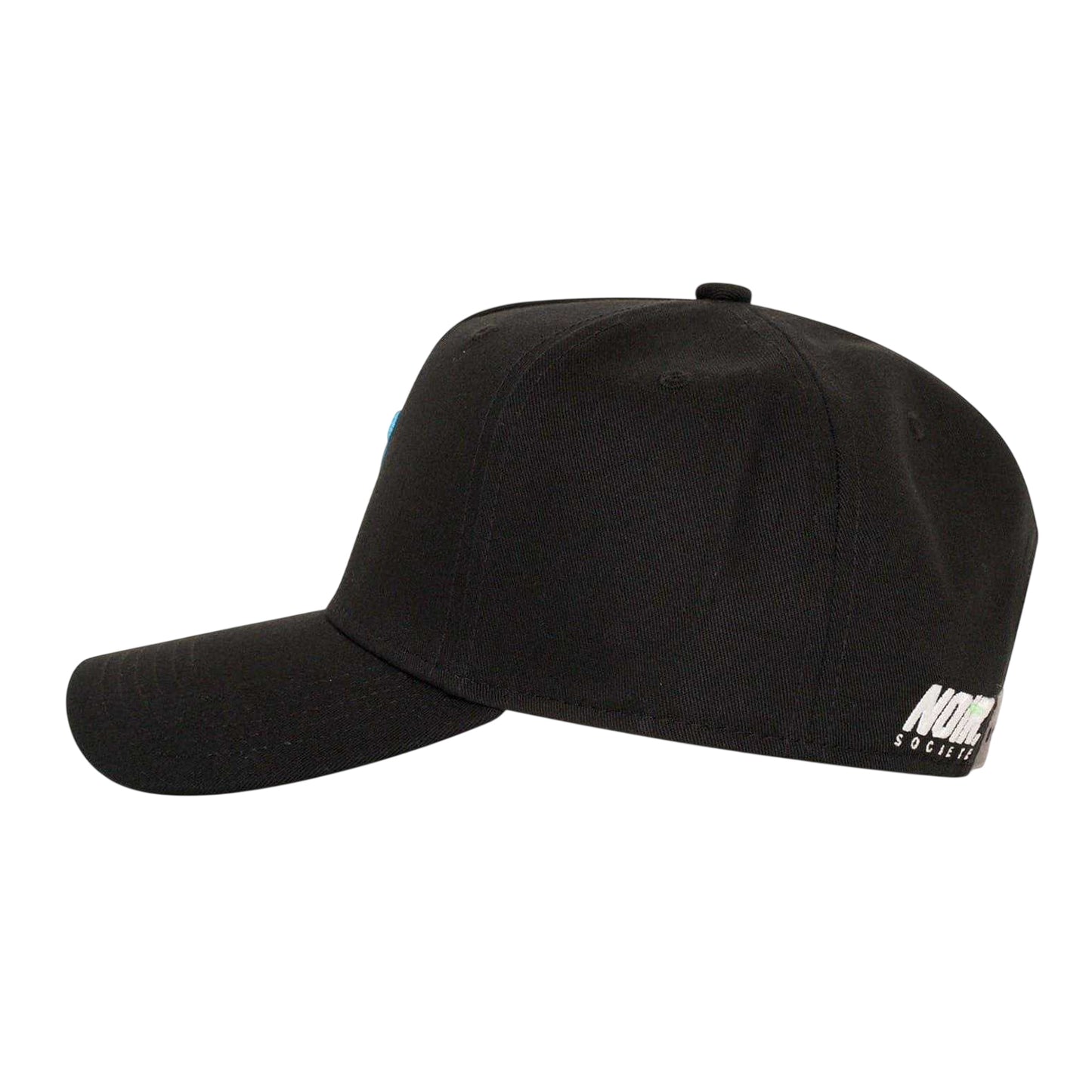 Black-Green - Back - Societe Noir Mens Racer Logo Snapback Cap