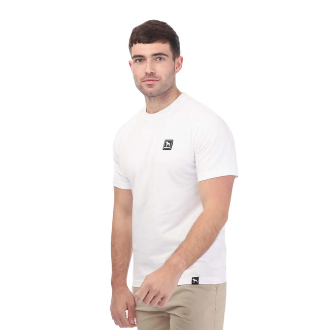 White - Front - One True Saxon Mens Dixon T-Shirt