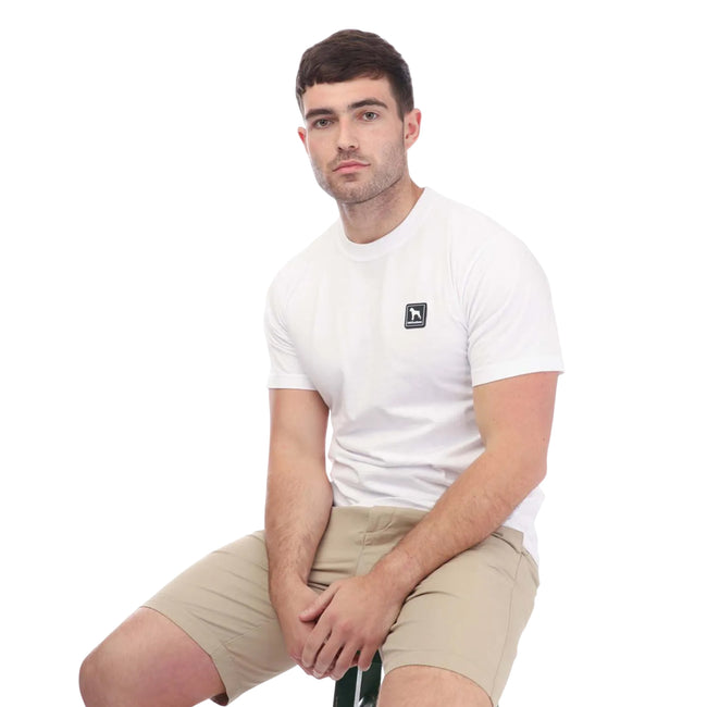 White - Side - One True Saxon Mens Dixon T-Shirt