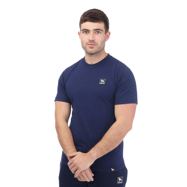 Navy - Front - One True Saxon Mens Dixon T-Shirt