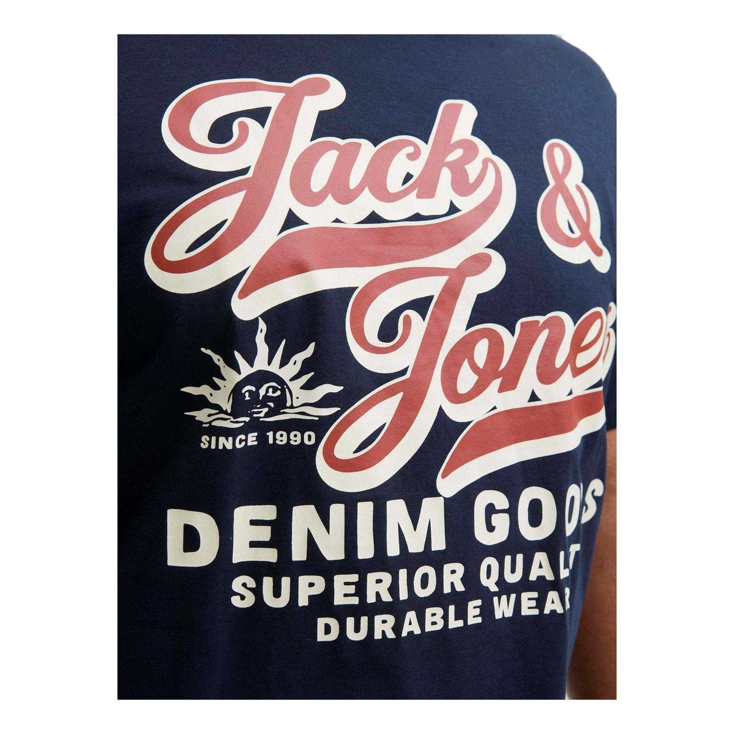 Sky Captain - Side - Jack And Jones Mens Colour Logo Plus T-Shirt
