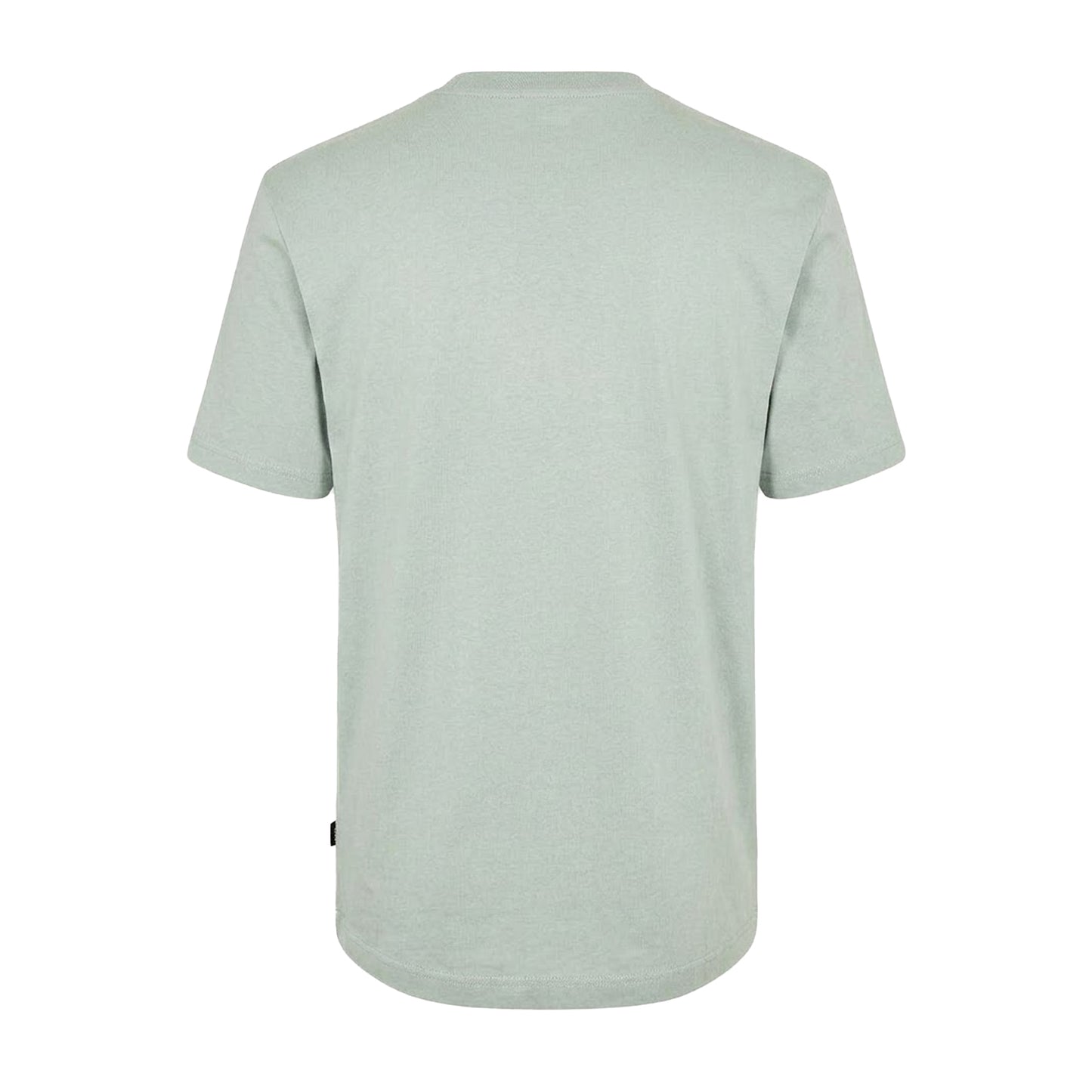 Green - Back - Boss Mens Stitched Cotton Logo T-Shirt