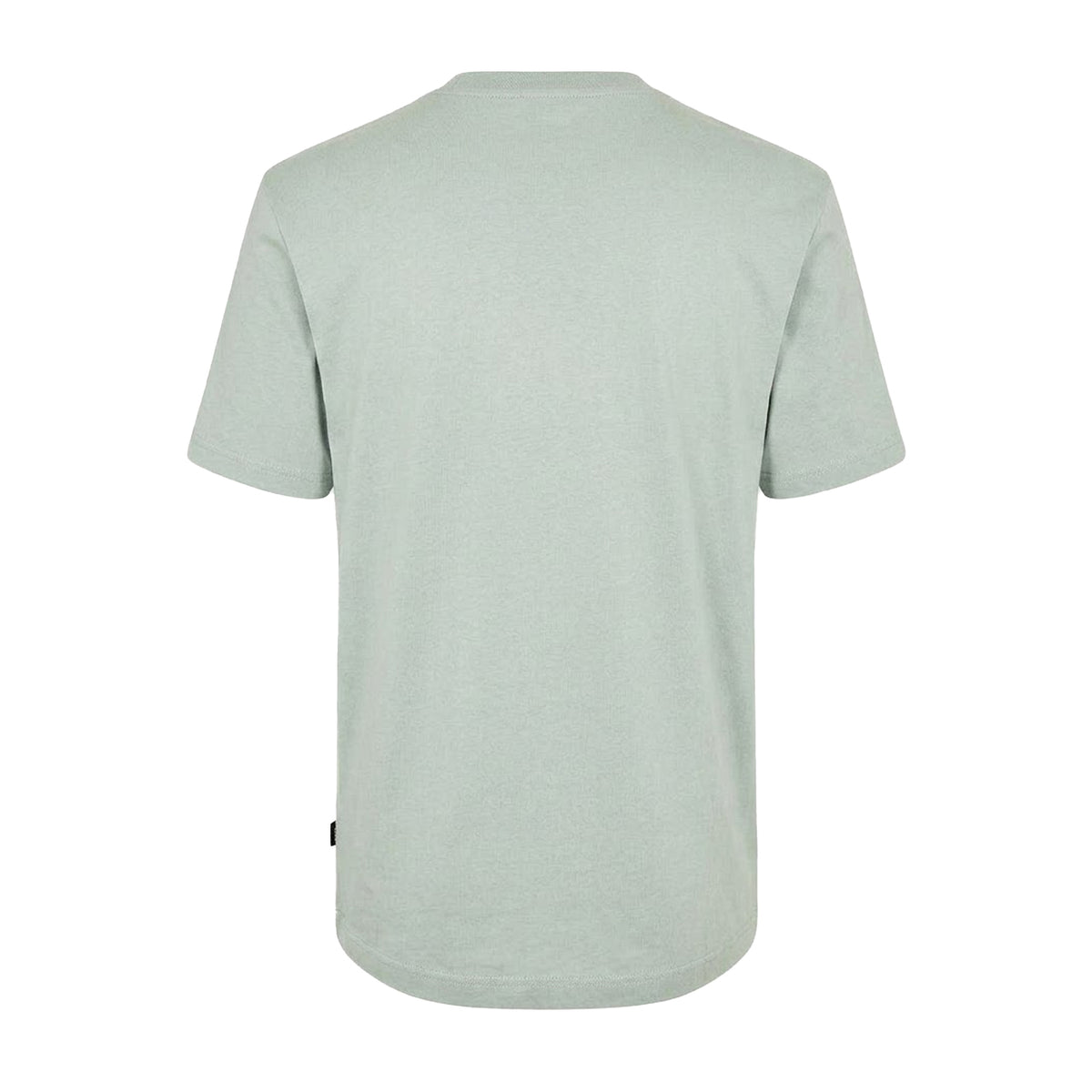 Green - Back - Boss Mens Stitched Cotton Logo T-Shirt