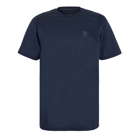 Ink - Front - Belstaff Mens Logo Cotton Regular T-Shirt