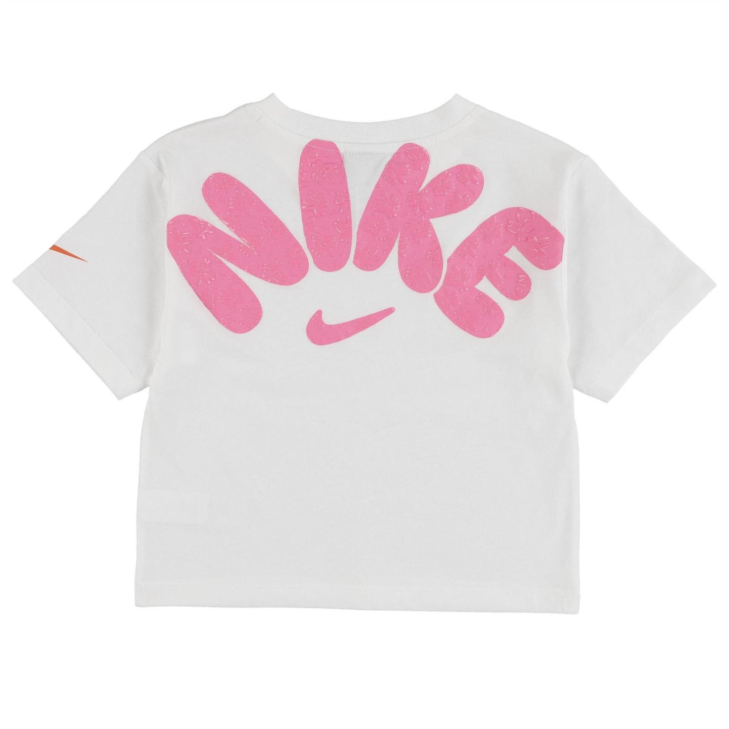 White - Back - Nike Childrens-Kids Bold Play Boxy T-Shirt