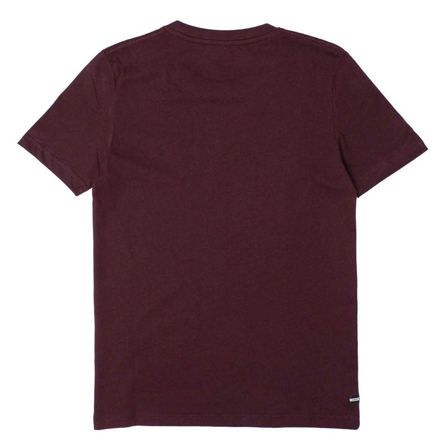 Burgundy - Back - Weekend Offender Womens-Ladies Logo T-Shirt