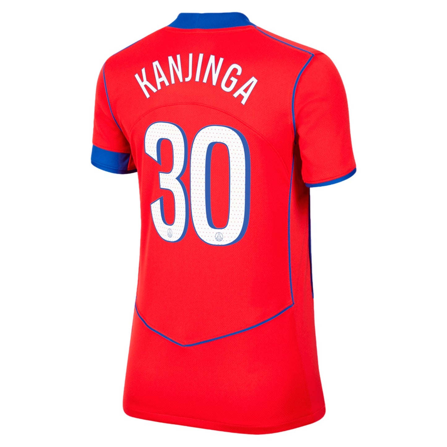Red-Blue - Back - Nike Womens-Ladies Paris Saint Germain FC Third Jersey