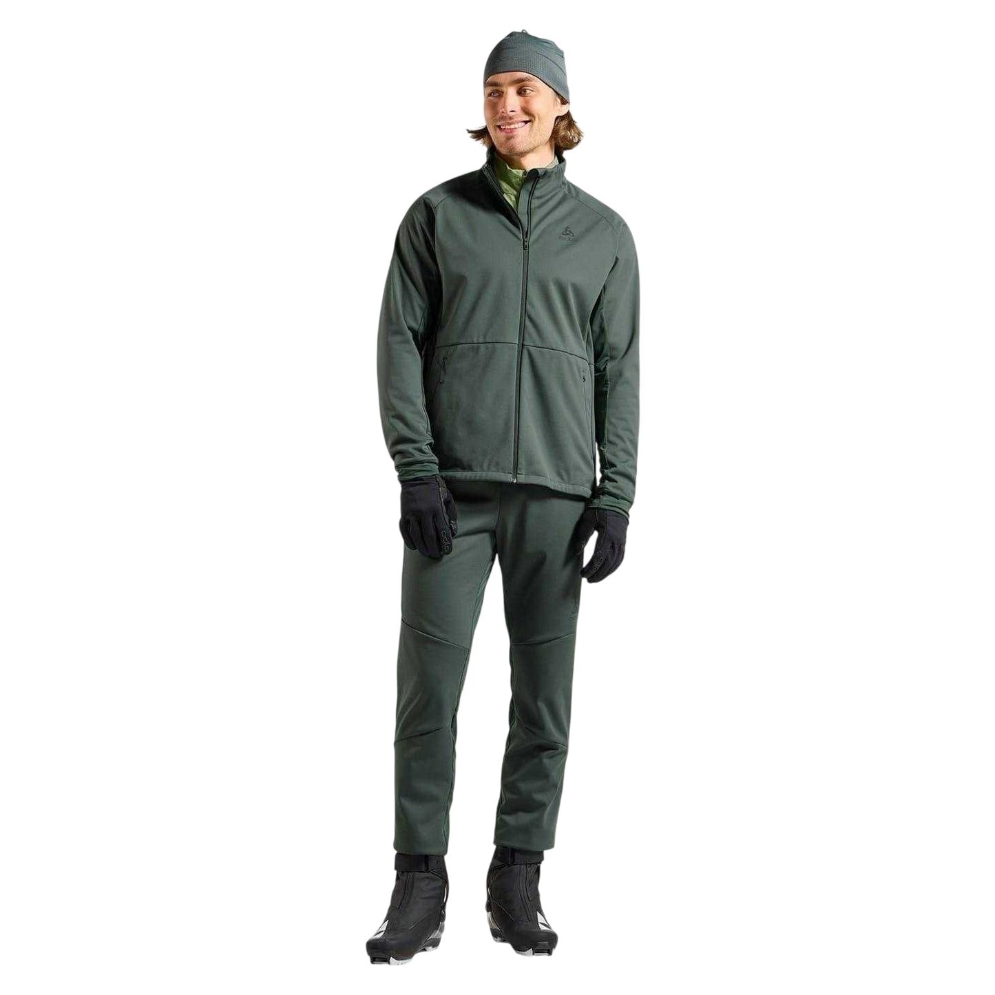 Black - Pack Shot - Odlo Mens Essentials Windproof Jacket