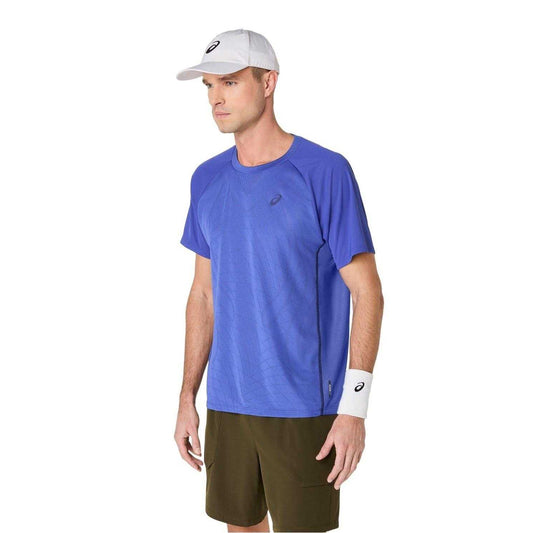 Dark Cobalt - Front - Asics Mens Match Actibreeze T-Shirt