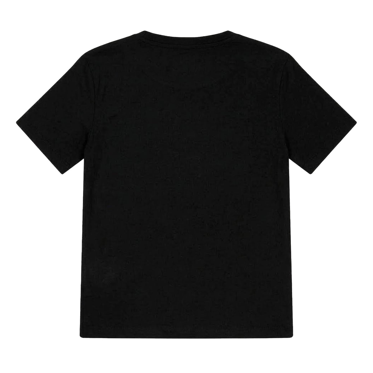 Black - Back - Calvin Klein Childrens-Kids Mono Logo Jersey Crew Neck T-Shirt