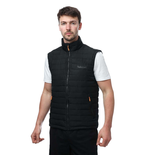 Black - Front - Timberland Mens Axis Peak Water Repellent Gilet