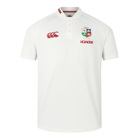 Egret - Front - Canterbury Mens 2024 British & Irish Lions Polo Shirt
