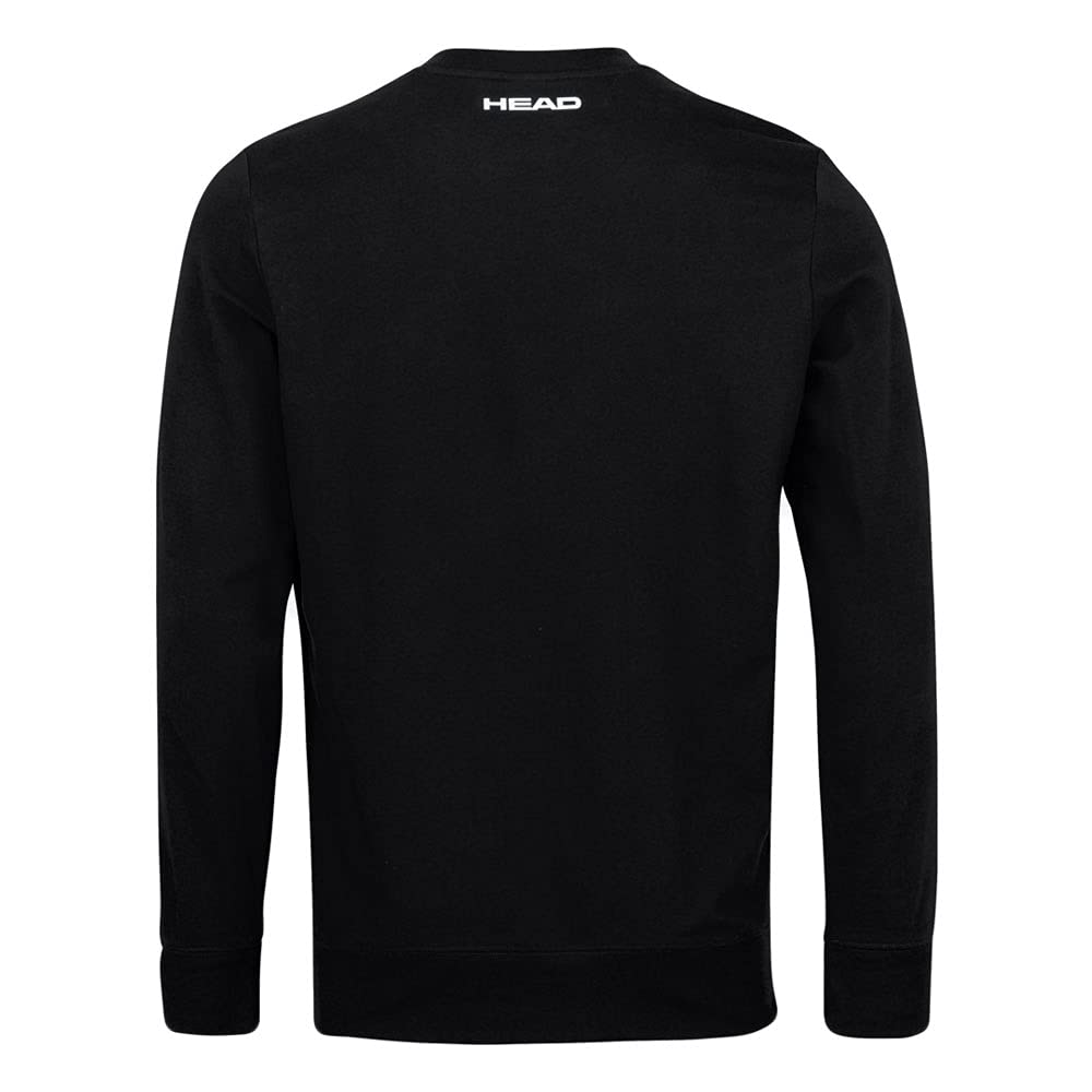 Black - Back - Head Unisex Adult Rally Wordmark Regular Sweatshirt