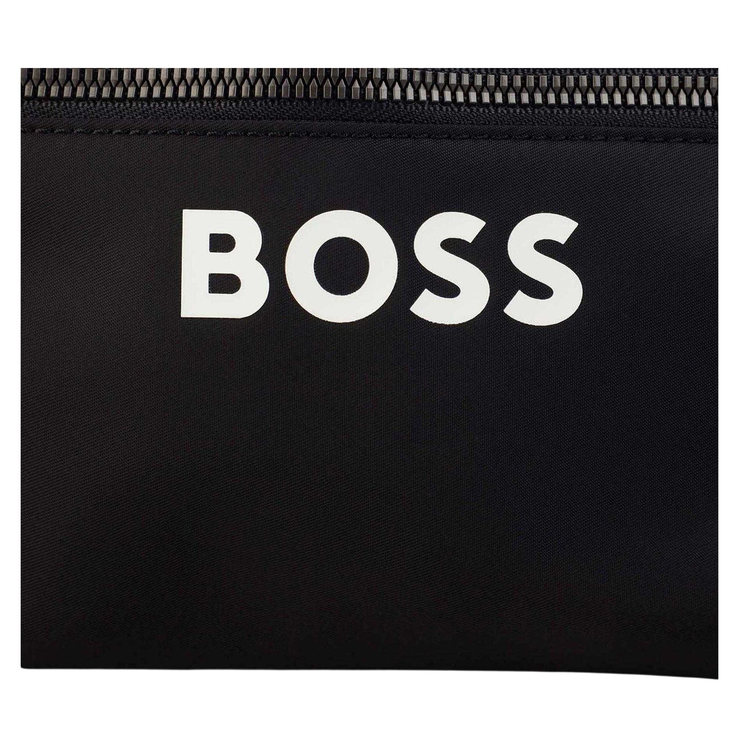 Black - Pack Shot - Boss Logo Travel Wash Bag Set