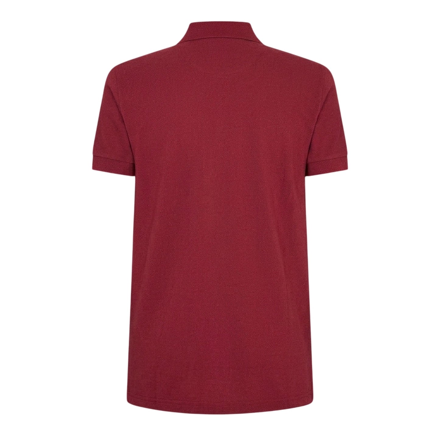 Dark Red - Back - Boss Mens Firenze Cotton Polo Shirt