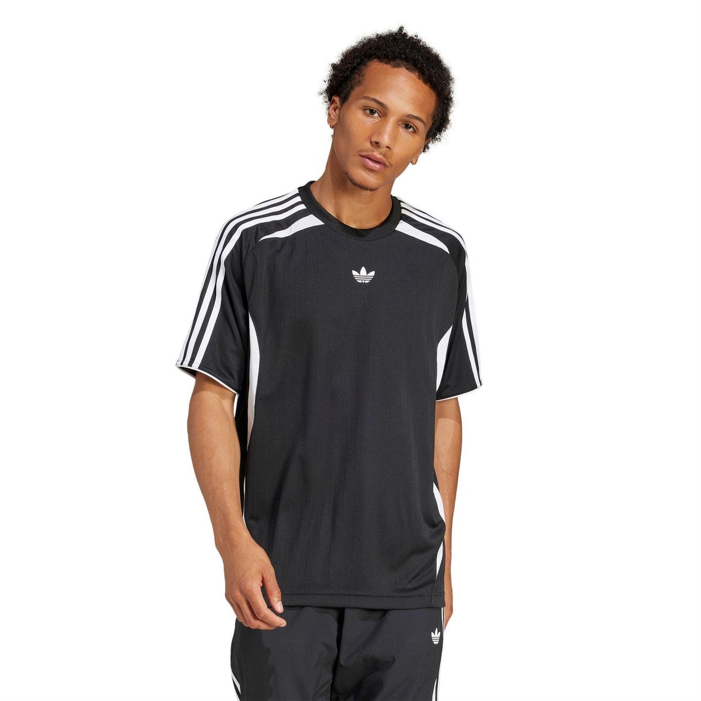 Black - Pack Shot - Adidas Mens Originals Teamgeist T-Shirt