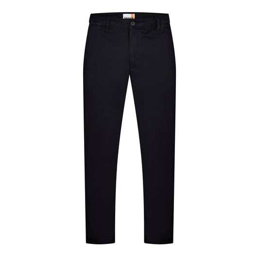 Black - Front - Timberland Mens Twill Straight Chinos