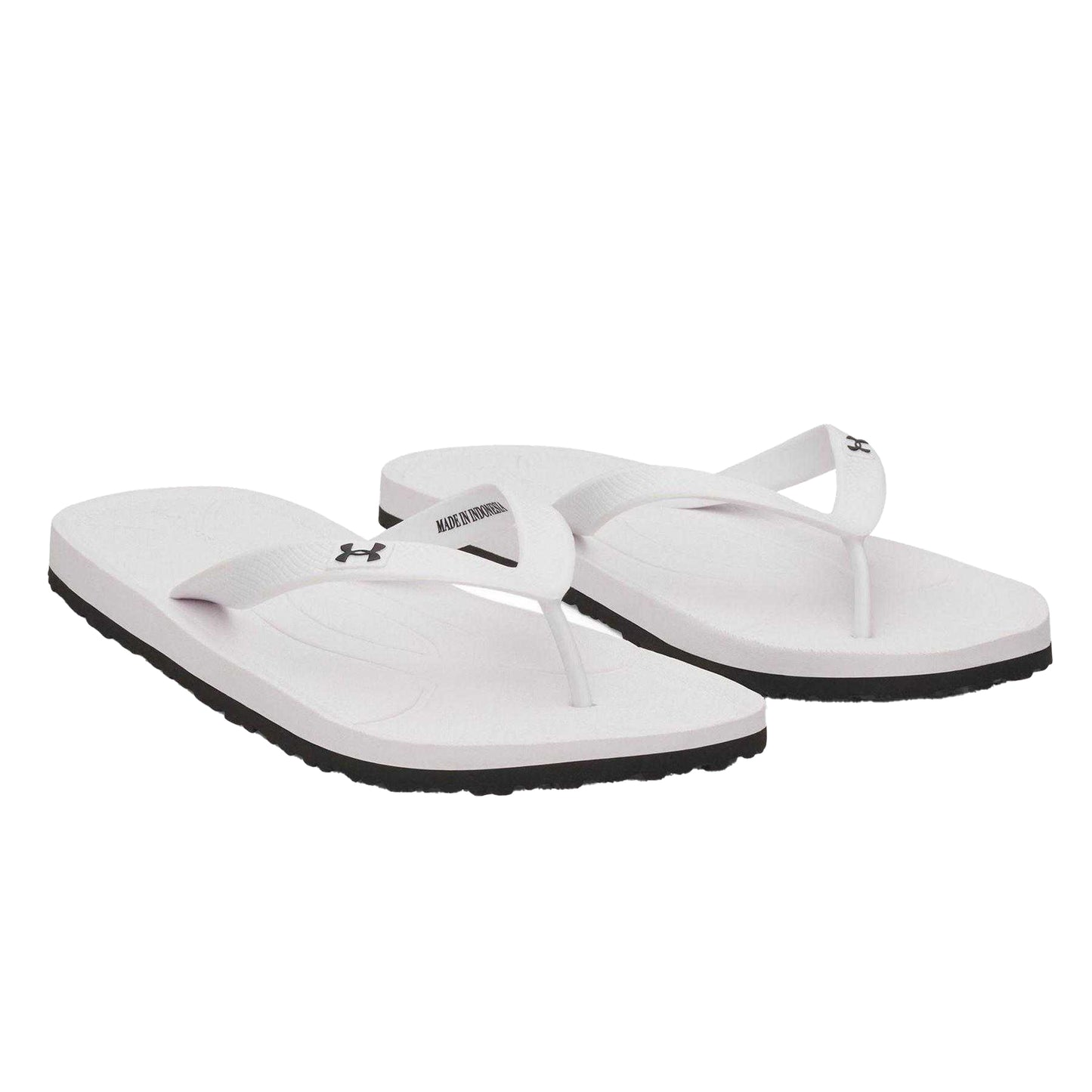 White - Pack Shot - Under Armour Mens Flip Flops