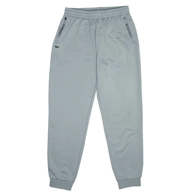 Grey - Front - Lacoste Boys Poly Jogging Bottoms