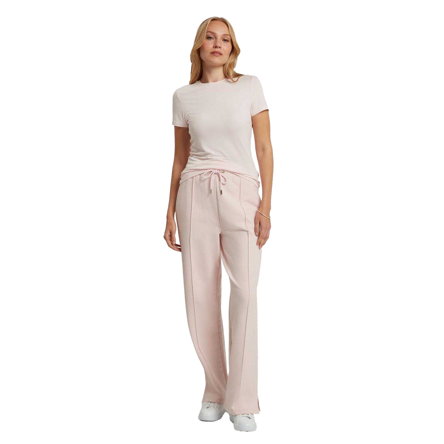 Pink - Pack Shot - Ted Baker Womens-Ladies Plain Lightweight Fitted T-Shirt