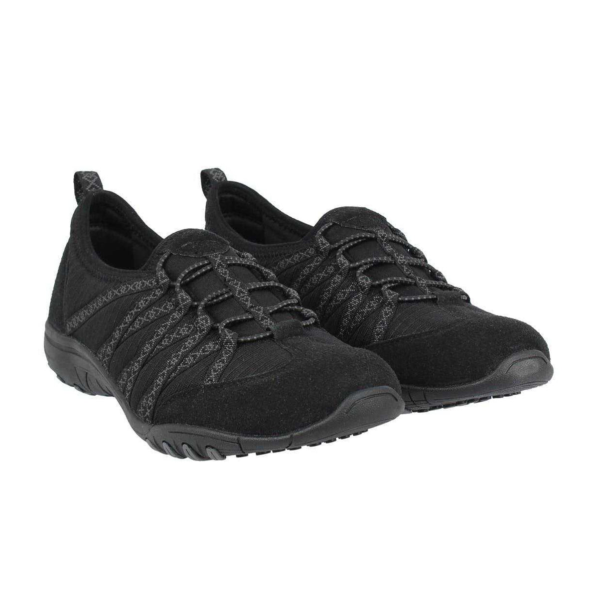 Black - Pack Shot - Slazenger Womens-Ladies Verve Trainers