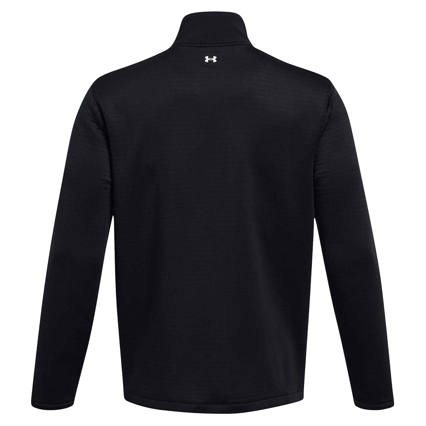 Black - Back - Under Armour Mens Daytona Zip Neck Sweatshirt