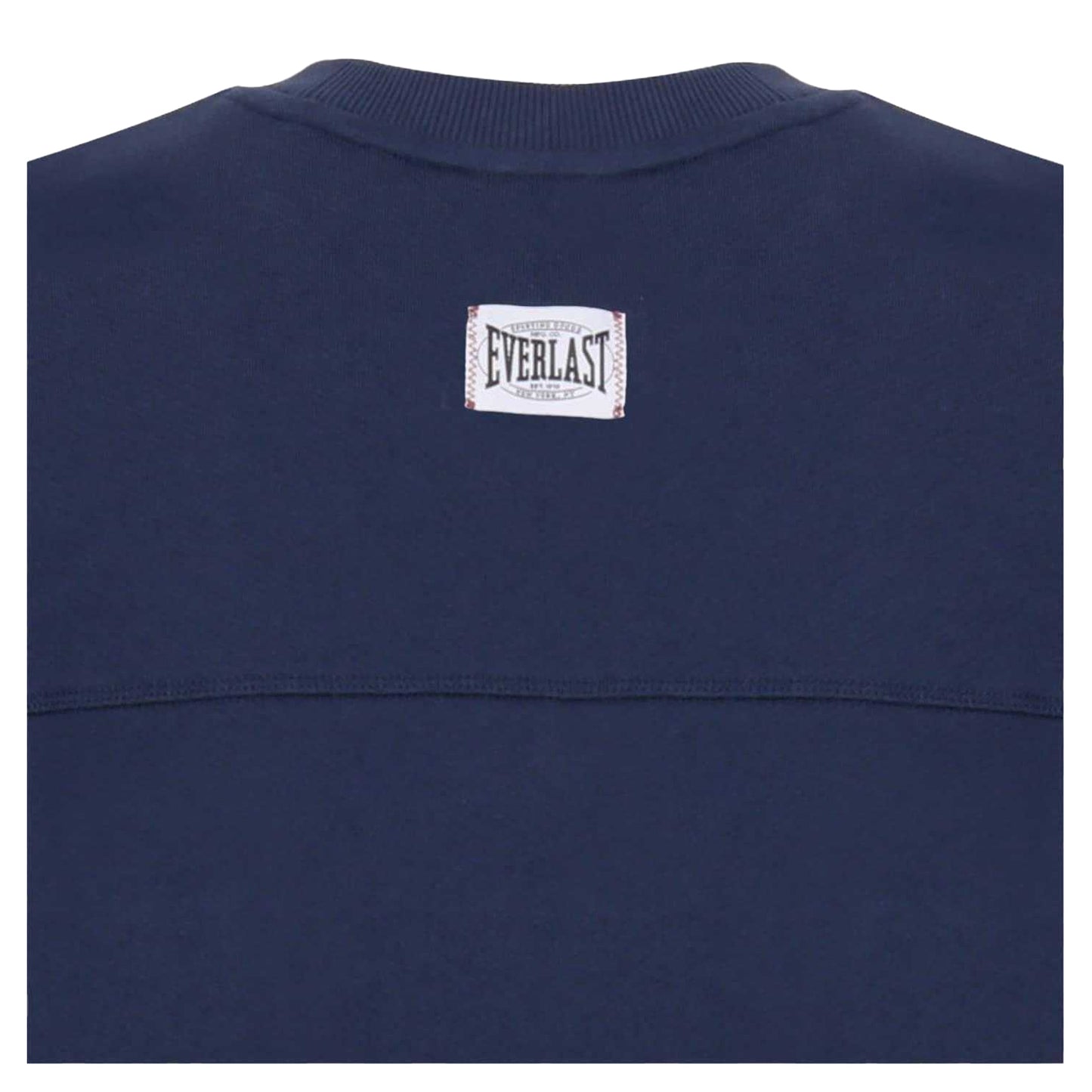 Navy - Side - Everlast Mens Ribbed Oversized Sleeveless Sweatshirt