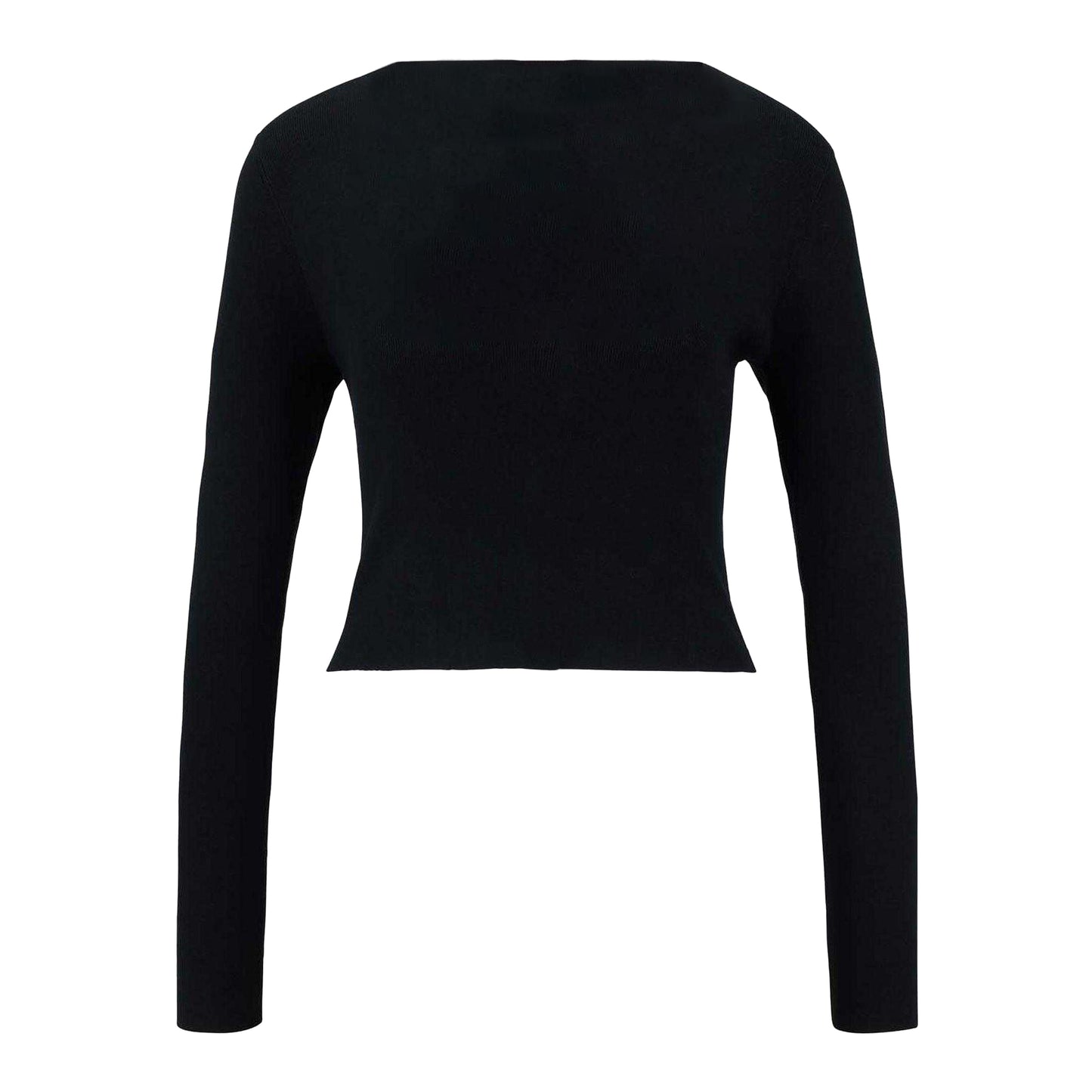 Black - Back - Hugo Womens-Ladies Sanderin Rib Knit Cardigan