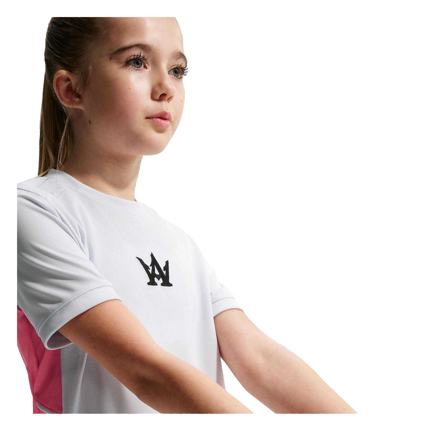 Platinum - Pack Shot - Nike Childrens-Kids Alexiap Logo Performance T-Shirt