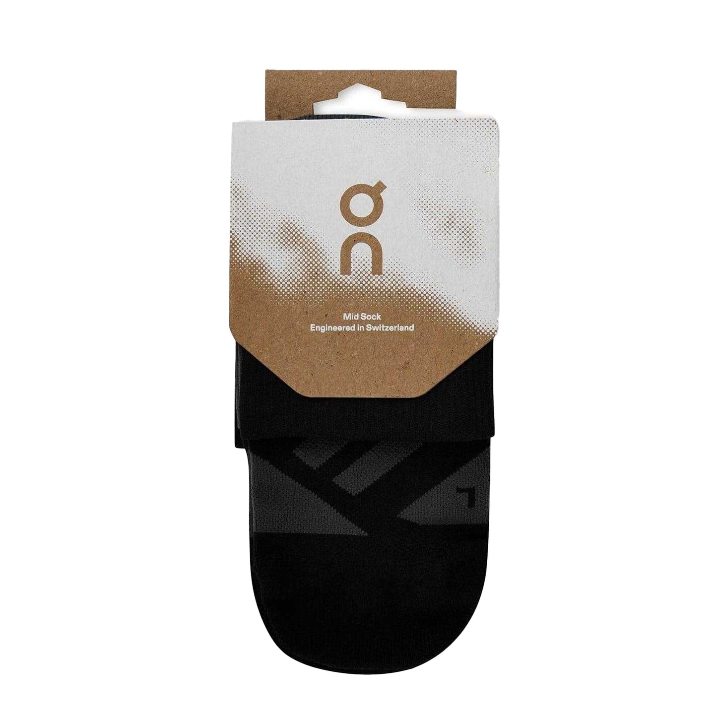 Black-Shadow - Back - On Running Womens-Ladies Socks