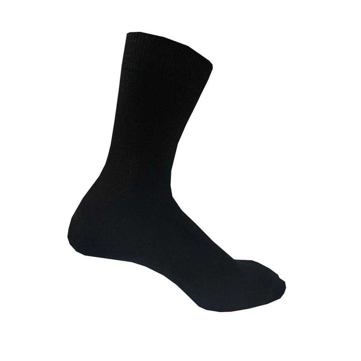Classic Black - Side - Firetrap Mens Ankle Socks (Pack of 7)
