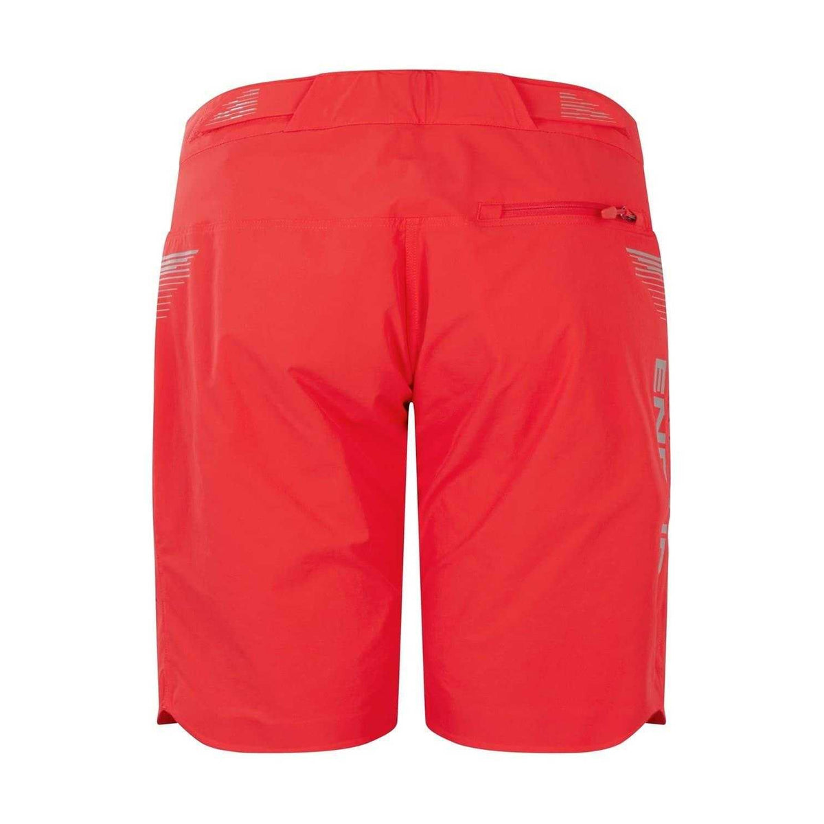 Red - Back - Endura Womens-Ladies Singletrack Shorts