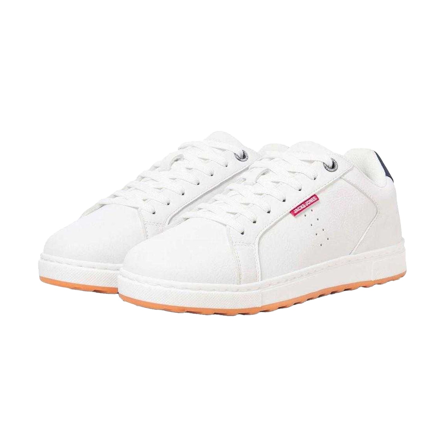 Bright White - Lifestyle - Jack And Jones Mens PU Trainers