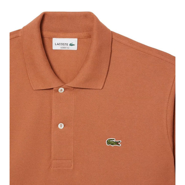 Brown - Side - Lacoste Mens L.12.12 Original Pique Classic Polo Shirt