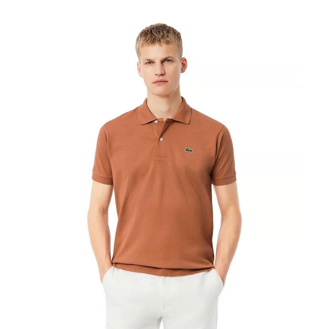 Brown - Lifestyle - Lacoste Mens L.12.12 Original Pique Classic Polo Shirt