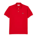 Red - Front - Lacoste Mens L.12.12 Original Pique Classic Polo Shirt