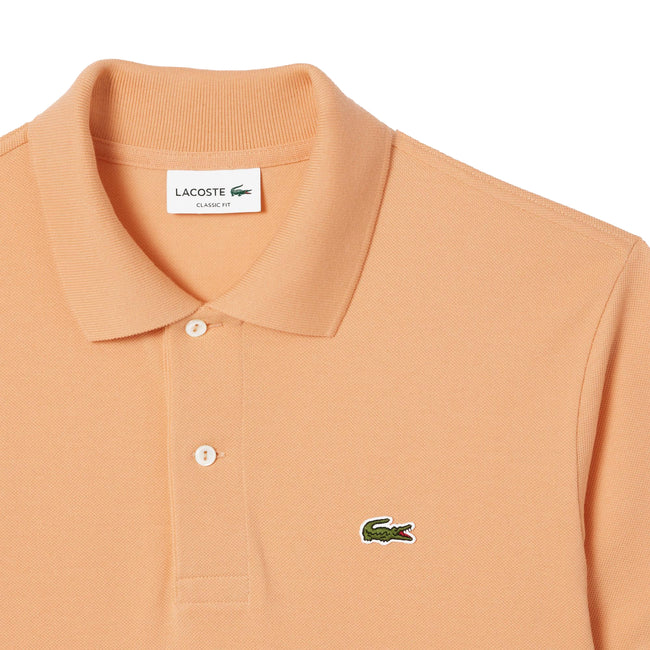 Orange - Lifestyle - Lacoste Mens L.12.12 Original Pique Classic Polo Shirt