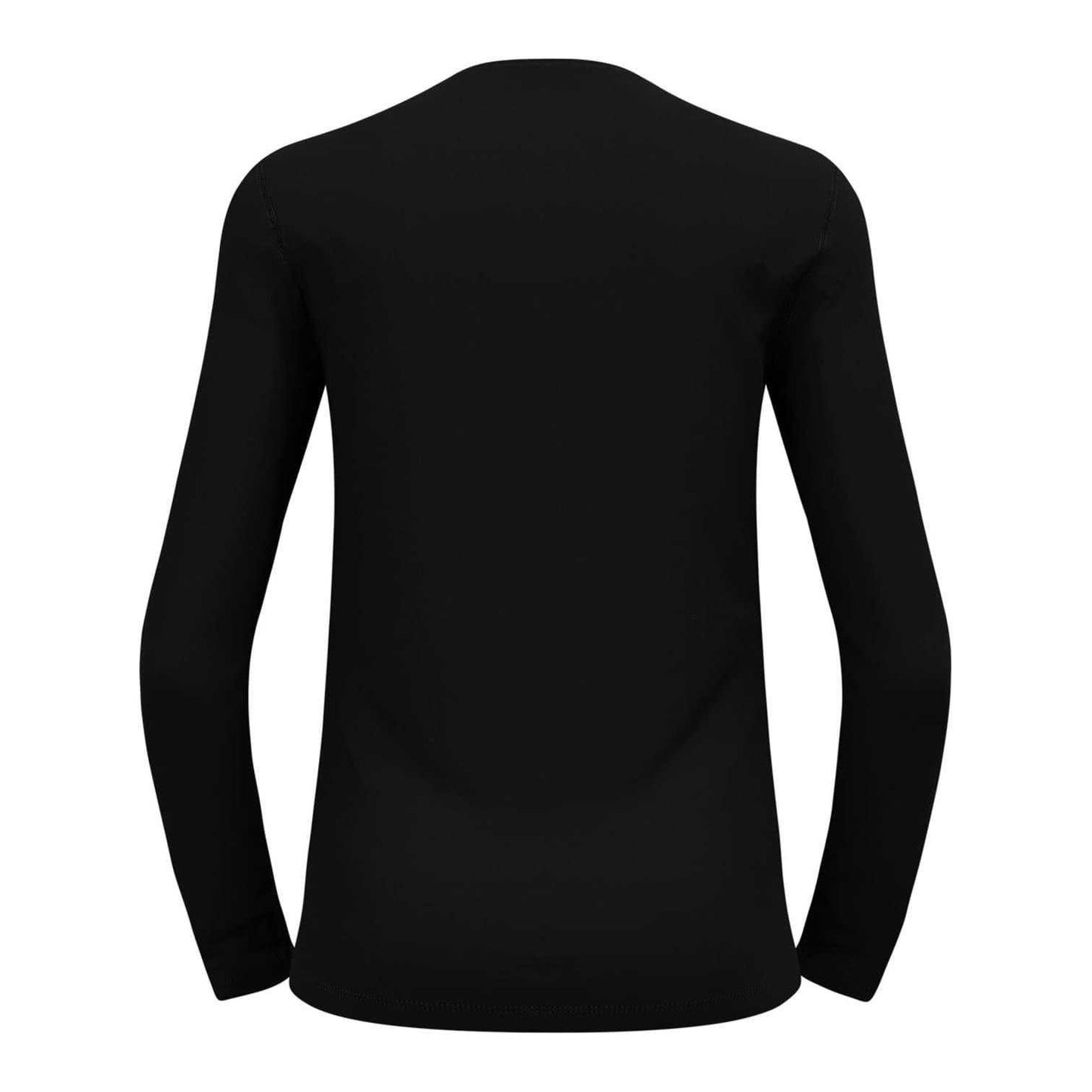 Black - Back - Odlo Mens Slim Long-Sleeved Base Layer Top