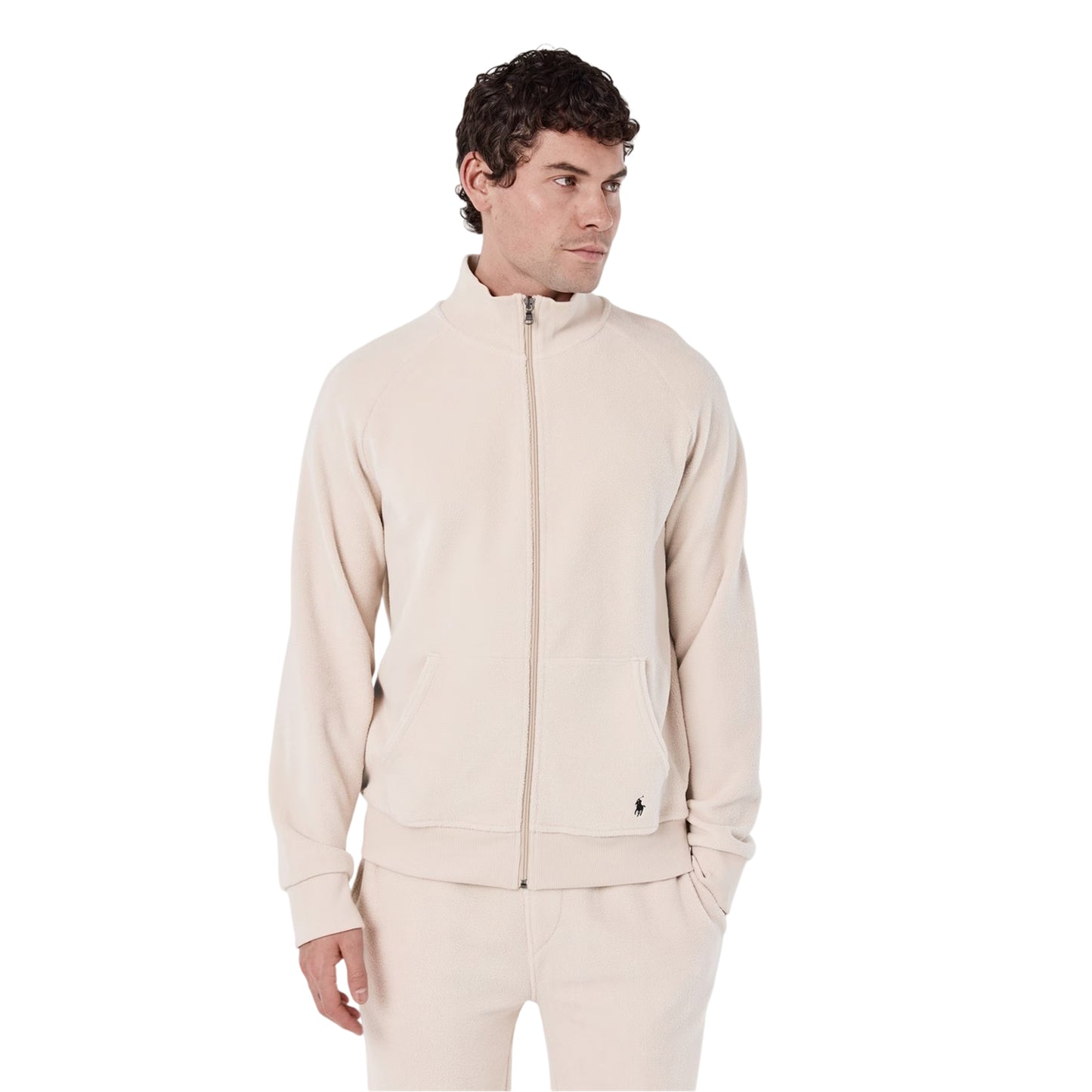 Stone - Side - Ralph Lauren Mens Fleece Jacket
