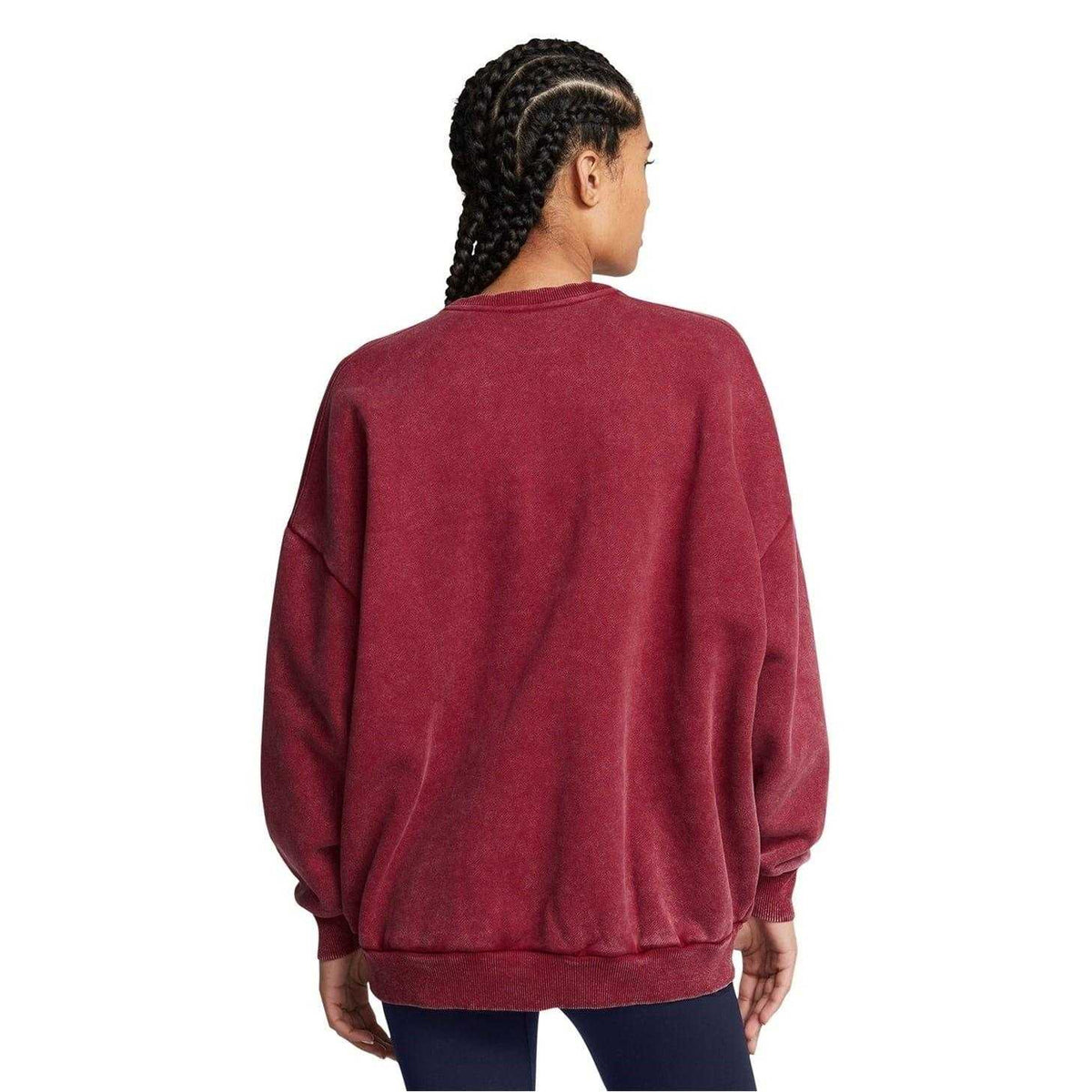 Red - Lifestyle - Under Armour Unisex Adult Crew Neck Oversized Sweatshirt