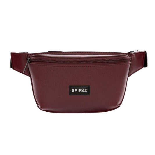 Mulberry Purple - Front - Spiral Chelsea Crescent Shaped Waist Bag