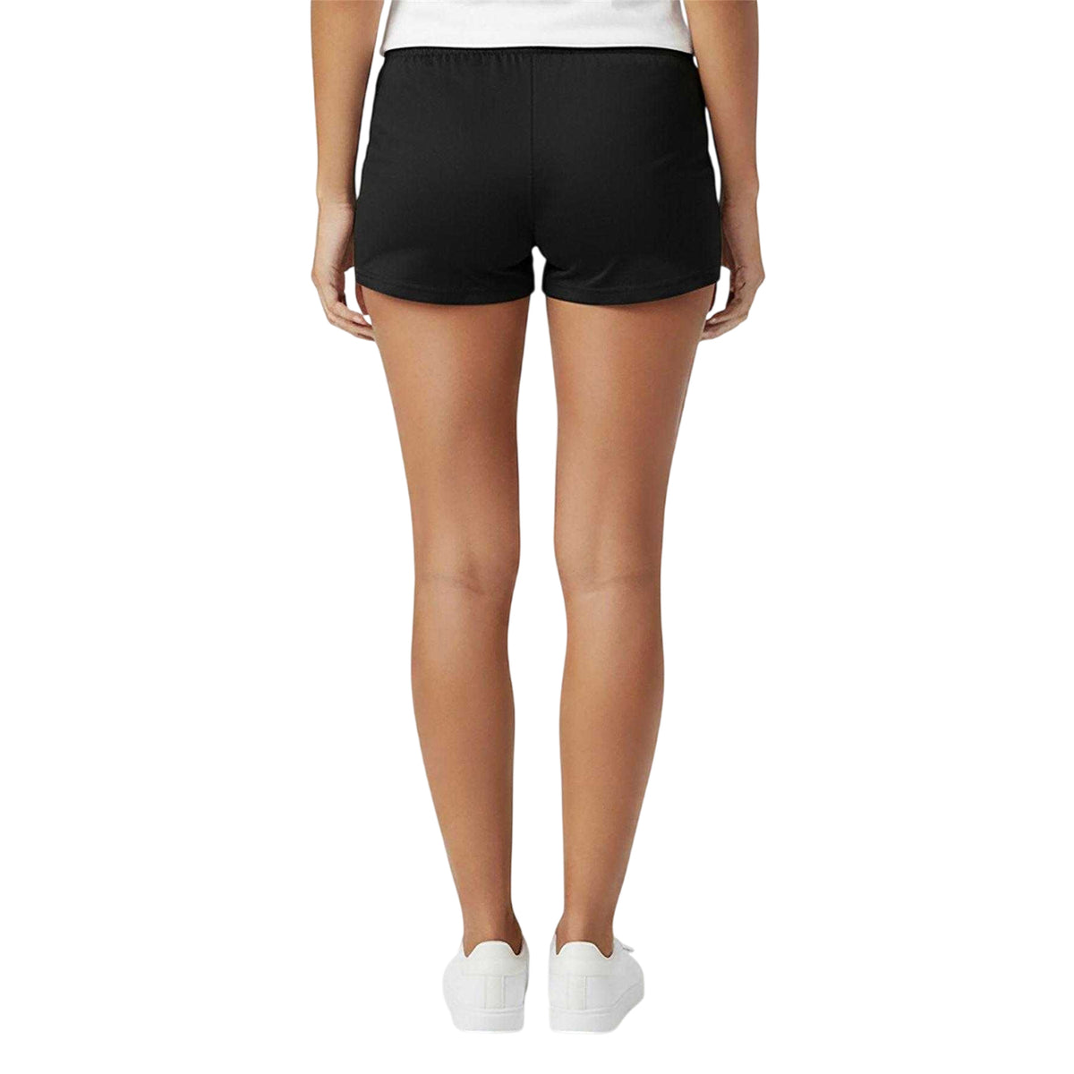 Black - Lifestyle - USA Pro Womens-Ladies Workout Shorts