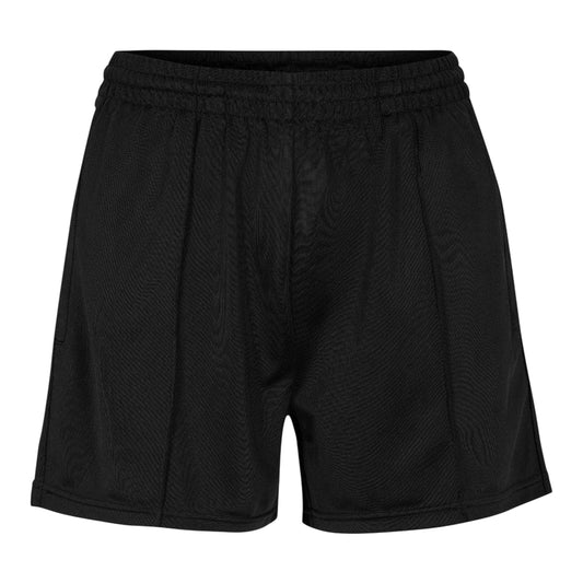 Black - Front - USA Pro Womens-Ladies Workout Shorts