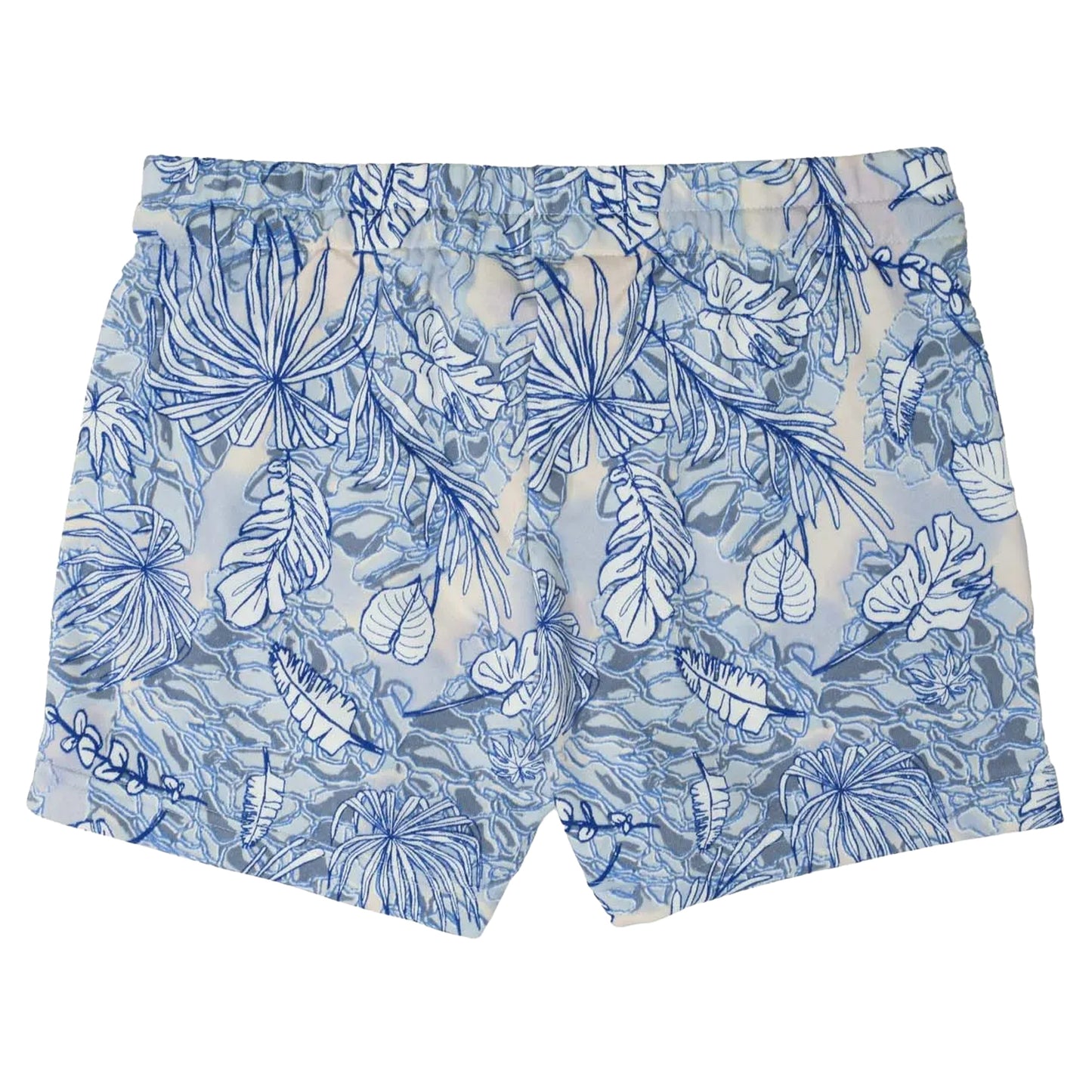 Blue - Back - Adidas Girls Summerglam All-Over Print Shorts