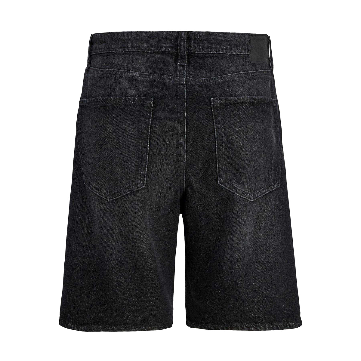 Black Denim - Back - Jack And Jones Mens Tony Denim Loose Fit Shorts