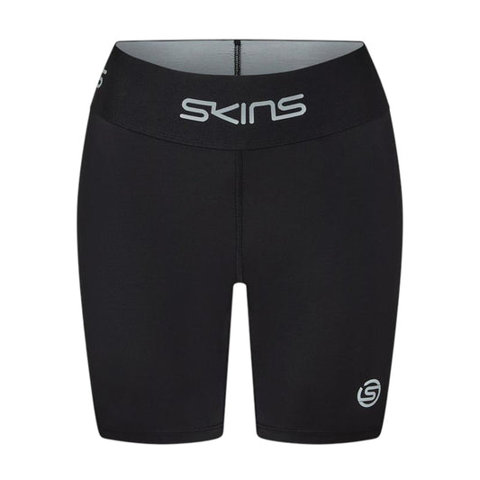 Black - Front - Skins Womens-Ladies Series-1 Compression Shorts