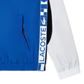 White-Blue-Black - Side - Lacoste Mens Sport Colour Block Tennis Jacket