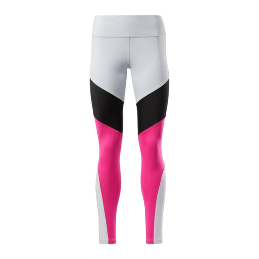 Grey - Front - Reebok Womens-Ladies Lux Fitted Leggings